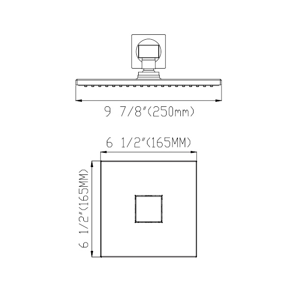A3571 Wandmontiertes Duschsystem