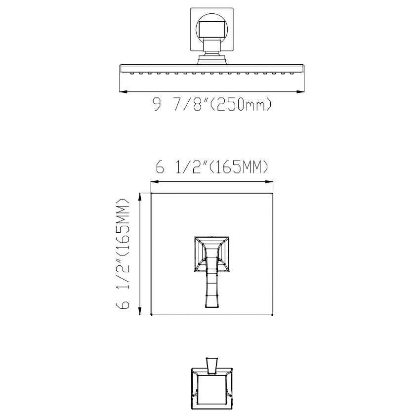 A3531-1 Wall Mounted Shower System