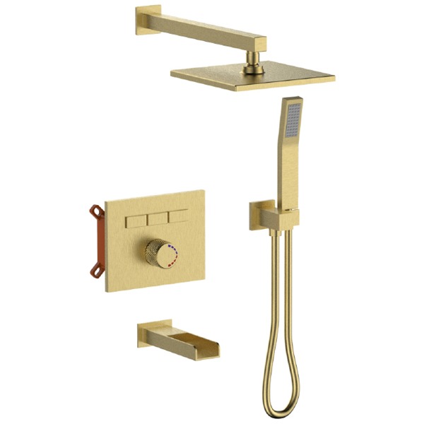 H3964 Rainfall Shower Faucet Set