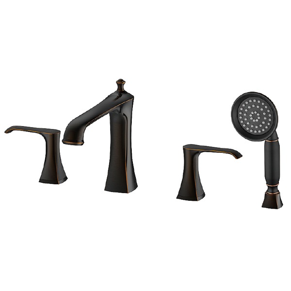 B3586 4 Hole Widespread Bathtub Faucet Set