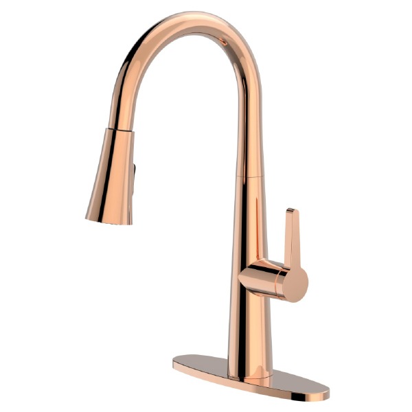 Grifo de cocina con sensor de ondas D0466 y rociador LED