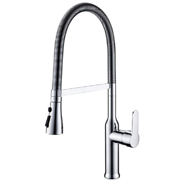 D3042 Однорычажный выдвижной кухонный смеситель