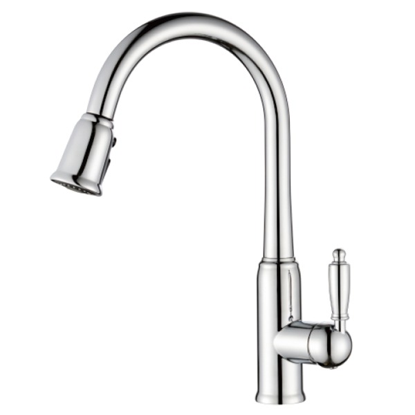 D0795 Смеситель для кухни с выдвижным изливом