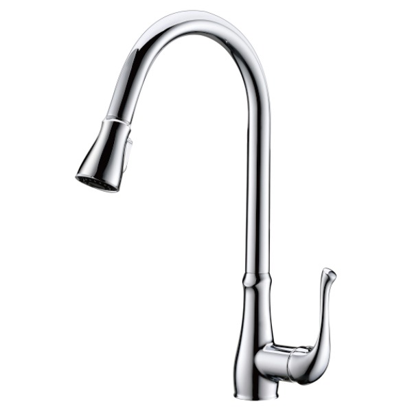 D3744 Смеситель для кухни с выдвижным изливом