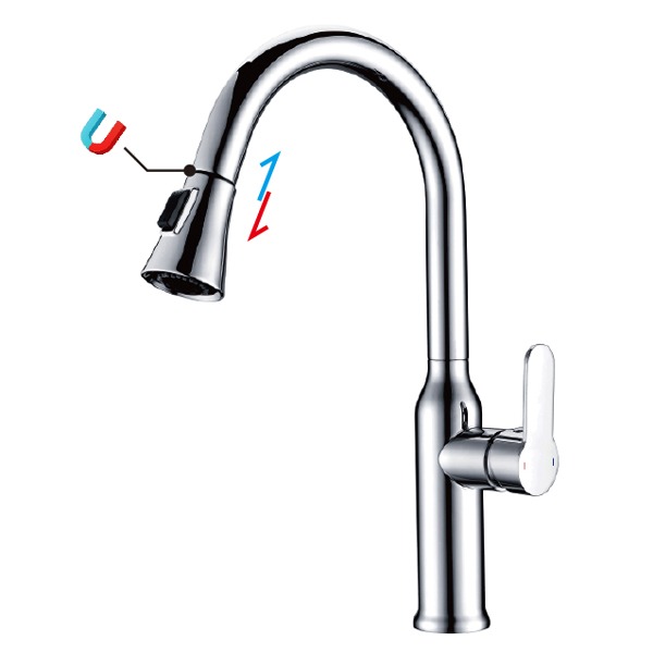 D3049 Смеситель для кухни с выдвижным изливом