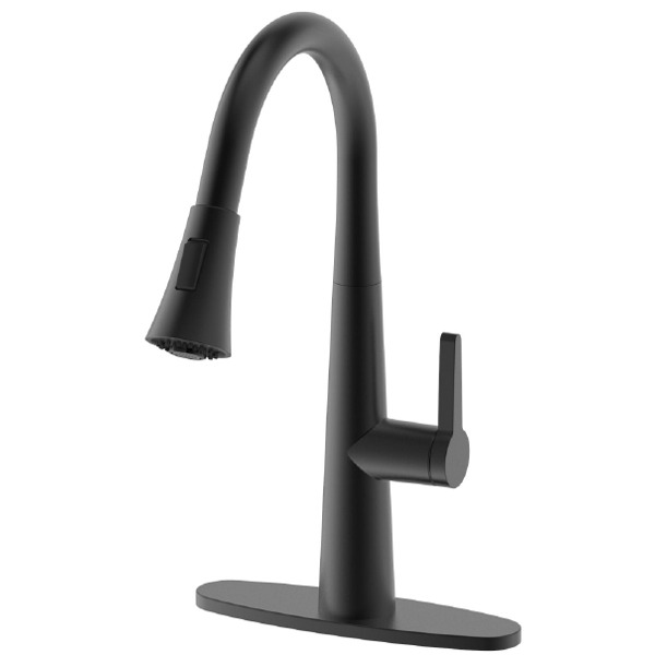 D0466 Черный выдвижной кухонный кран