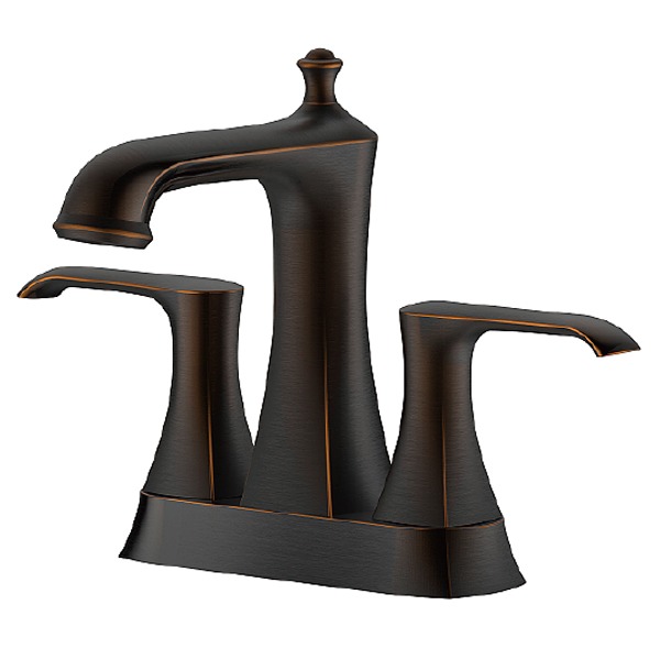 B3584 4-дюймовый смеситель для ванной комнаты с центральным расположением