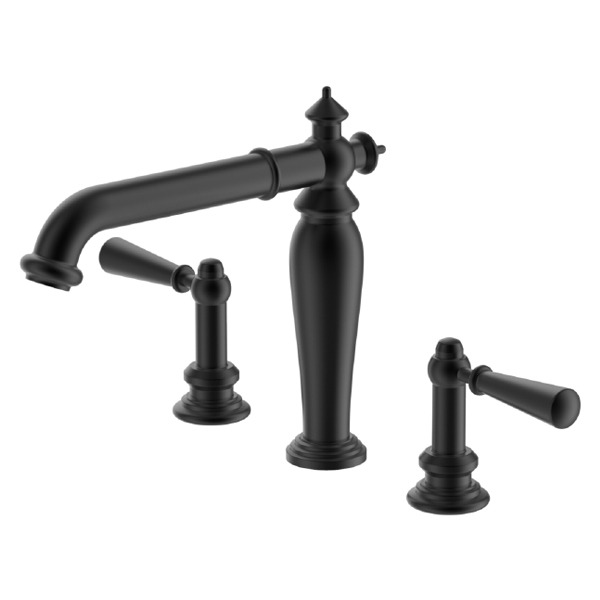 B0379 Винтажный широкий смеситель для ванной комнаты