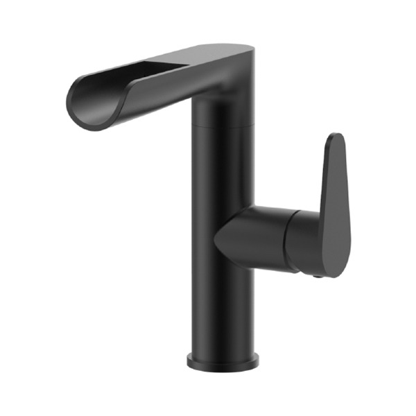 B3453 Черный водопадный кран для раковины
