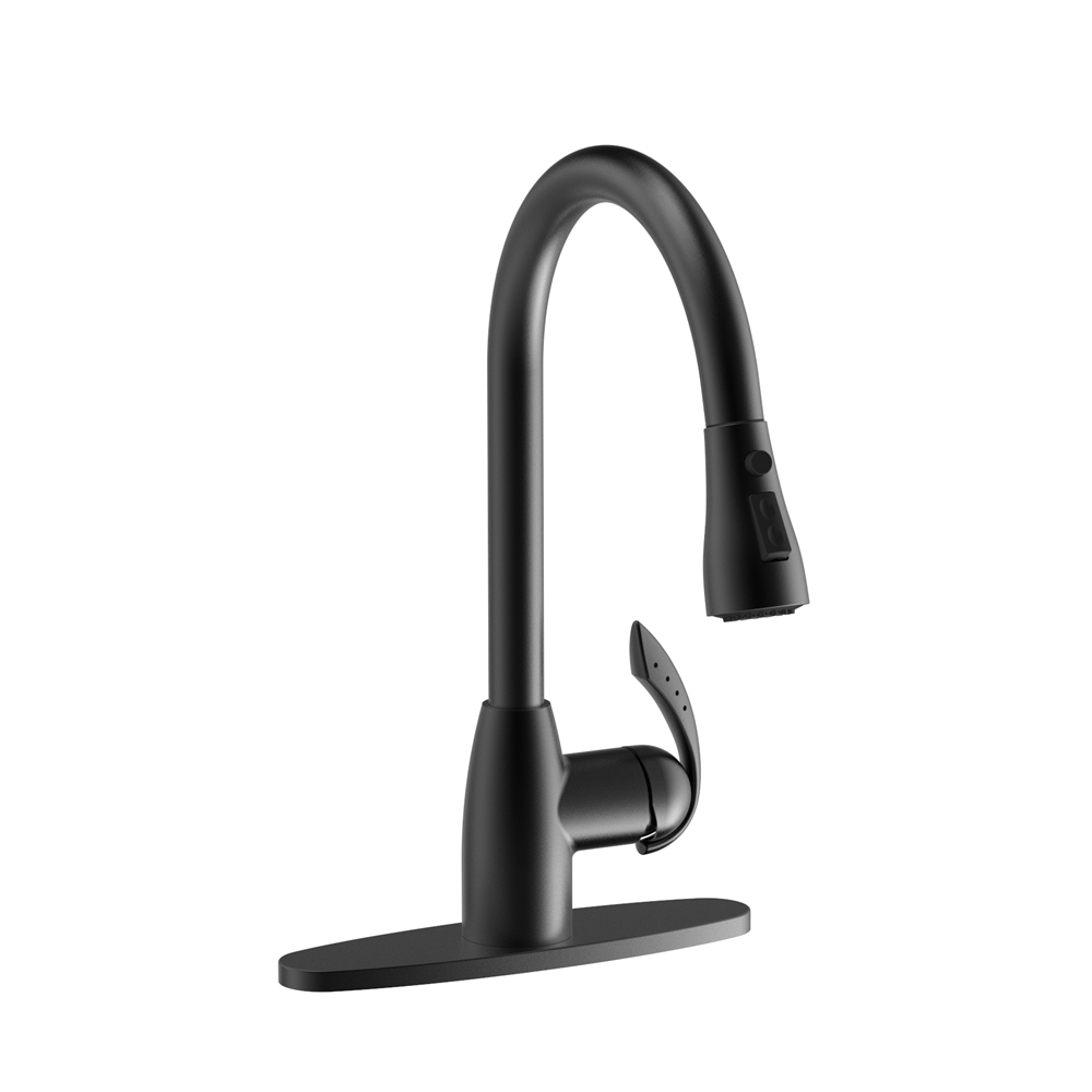 D4186 Matte Black Pull-Down Faucet