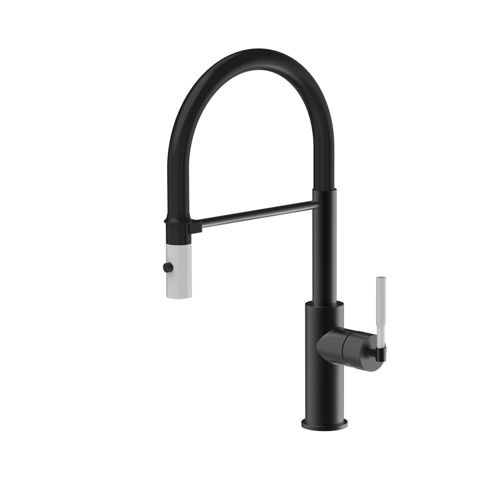 D4014-7 Matte Black Dual-Tone Faucet