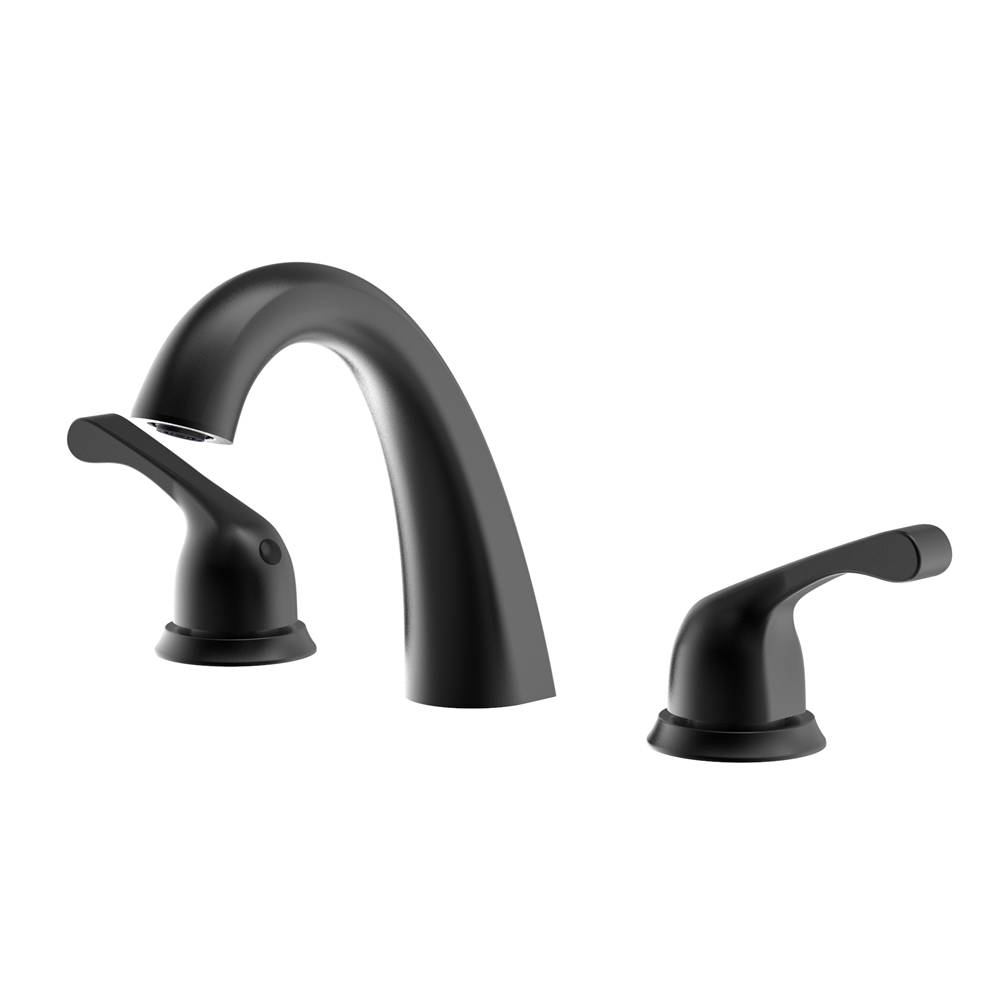 B6183 Matte Black Widespread Faucet