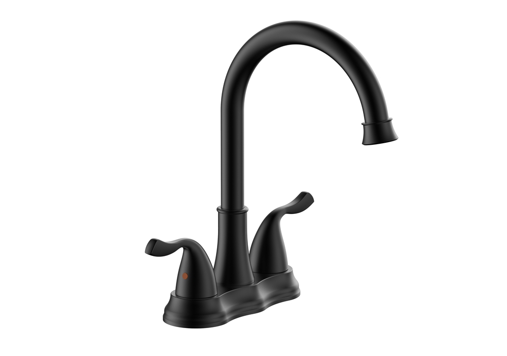 High-Arc Dual-Handle Deck Faucet