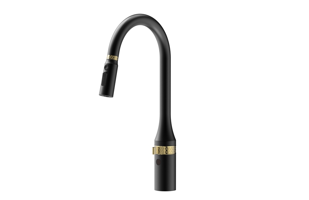 D4154-1 Modern Industrial Swivel Spout Kitchen Tap